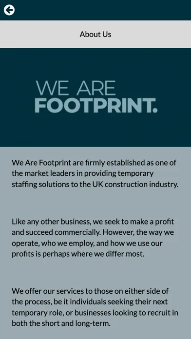 We Are Footprint स्क्रीनशॉट