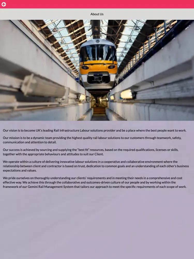 Gemini Contracting Group iPad  スクリーンショット