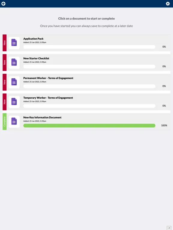 Capturas de pantalla de Interaction Recruitment iPad 