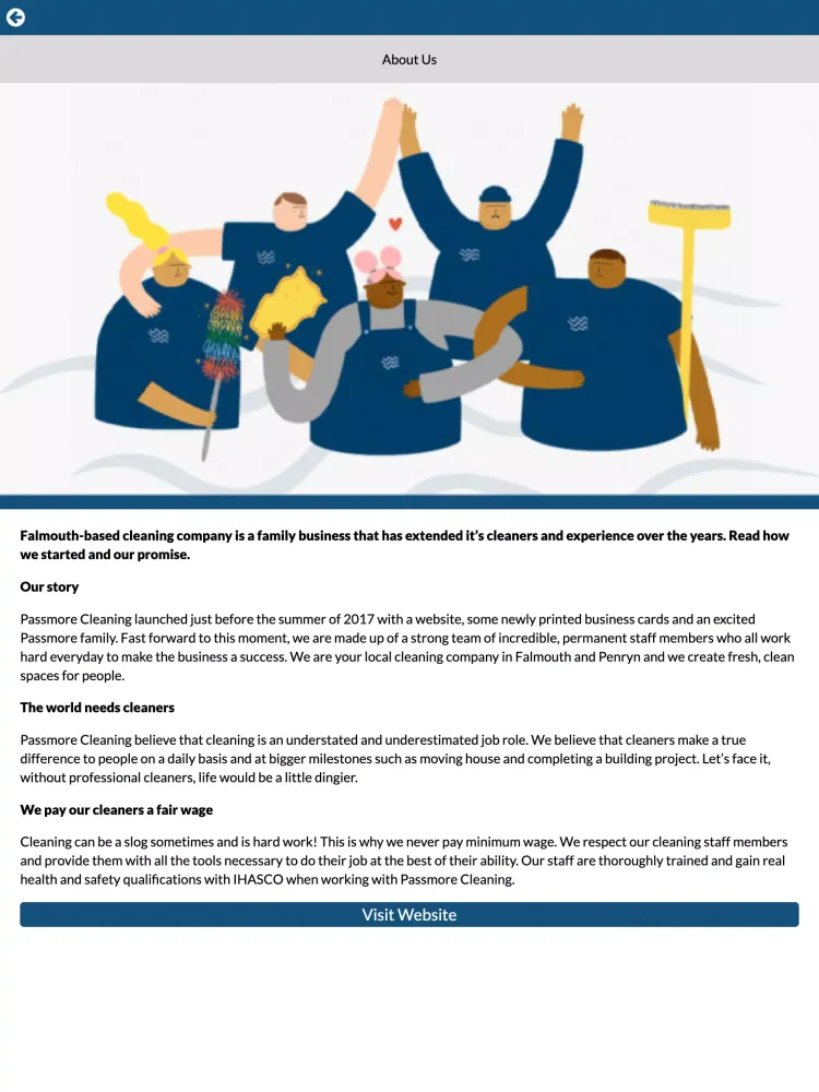 Passmore Cleaning Services 스크린샷