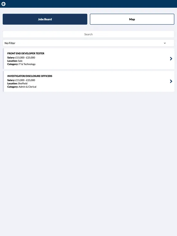 Ảnh chụp màn hình của Peel Solutions iPad 