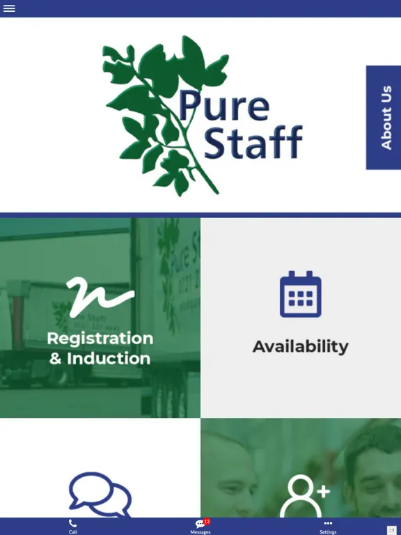 ภาพหน้าจอของ Pure Staff iPad 