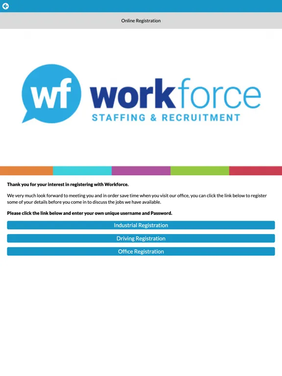 Tangkapan skrin Workforce Staffing Worker Hub iPad 