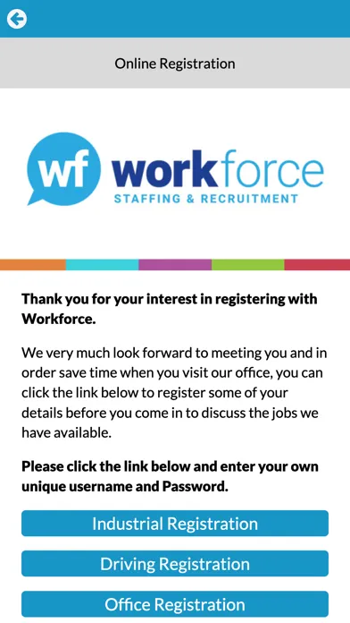 Tangkapan skrin Workforce Staffing Worker Hub