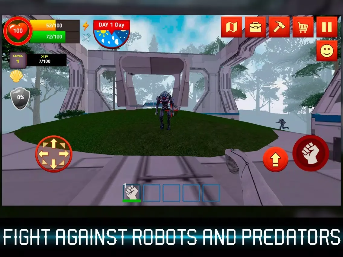 Alone Planet: Survival Sim iPad  Screenshots