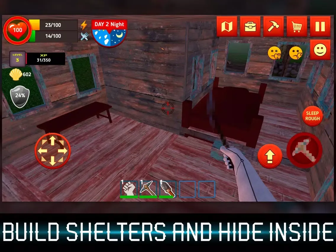 Alone Planet: Survival Sim iPad  Screenshots