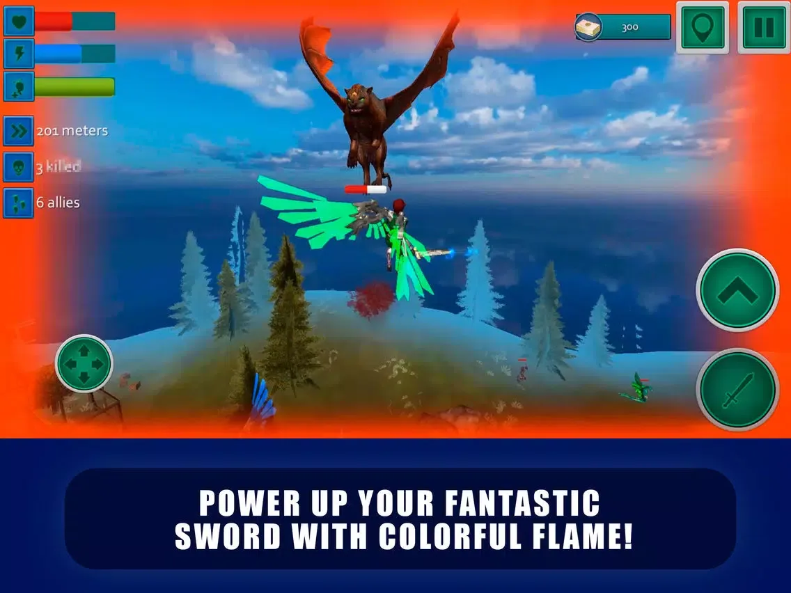 Ảnh chụp màn hình của Flying Angel Fighting Sim 3D iPad 