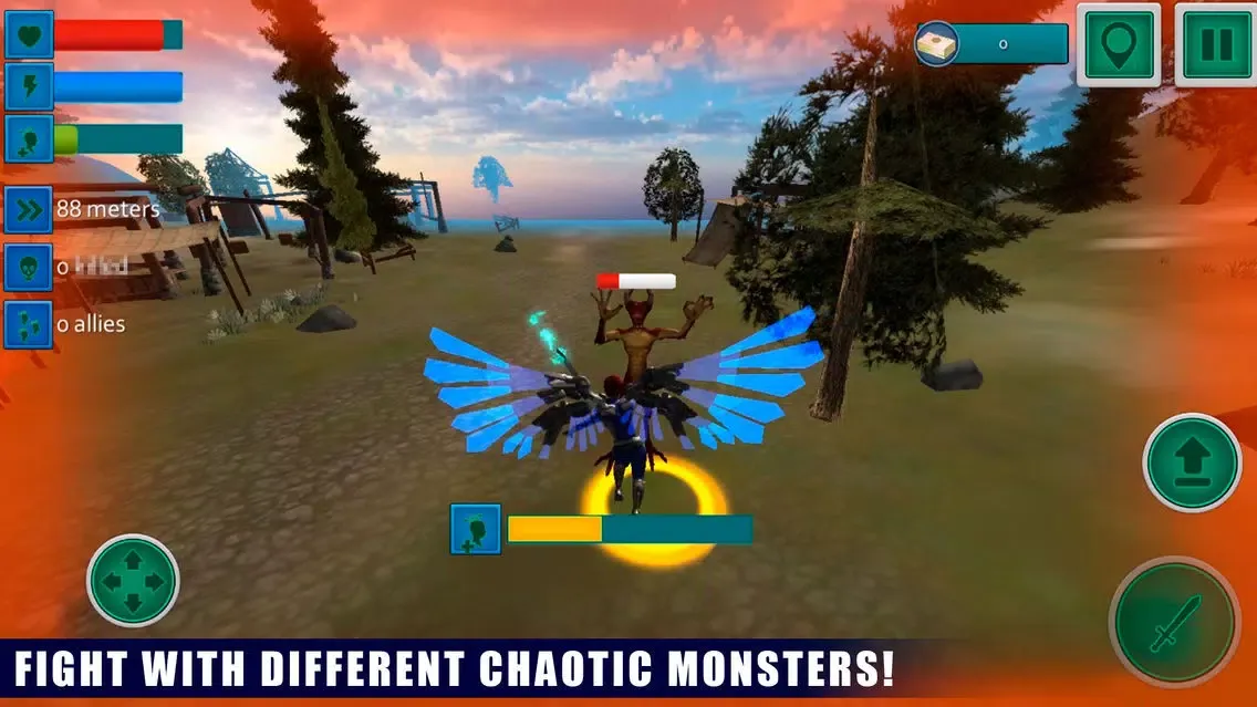 Ảnh chụp màn hình của Flying Angel Fighting Sim 3D