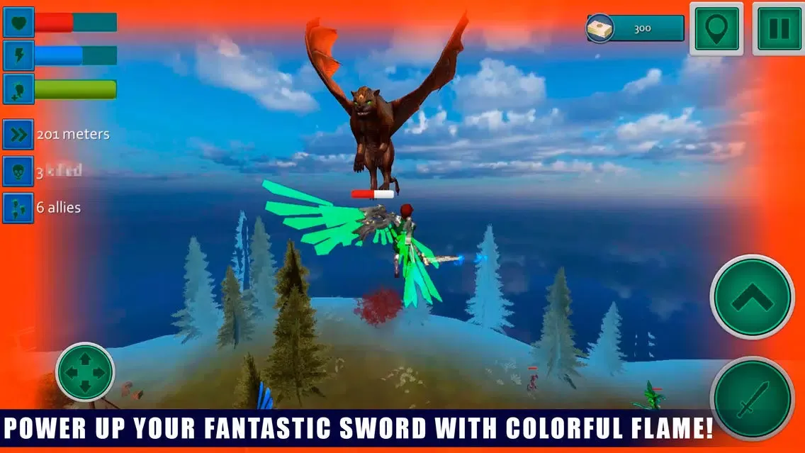 Ảnh chụp màn hình của Flying Angel Fighting Sim 3D