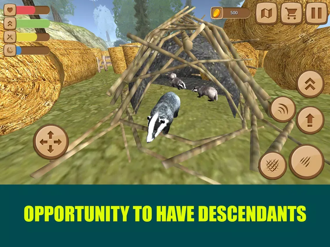 Capturas de tela do Badger Simulator 3D iPad 