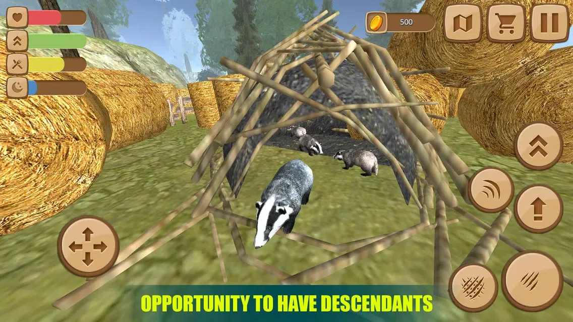 Capturas de tela do Badger Simulator 3D