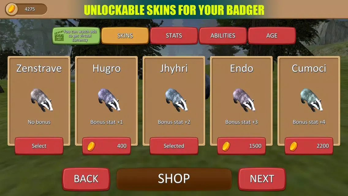 Capturas de tela do Badger Simulator 3D
