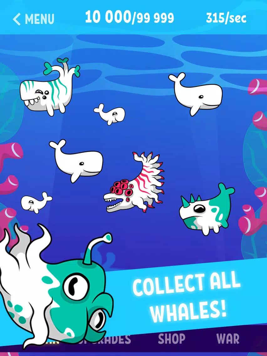 Blue Whale Evolution Clicker iPad 应用截图