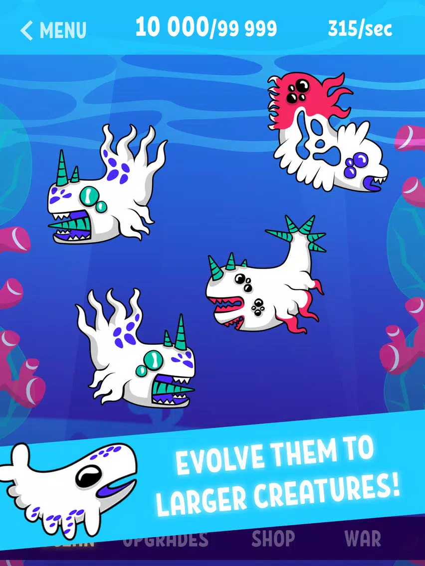 Blue Whale Evolution Clicker iPad 应用截图