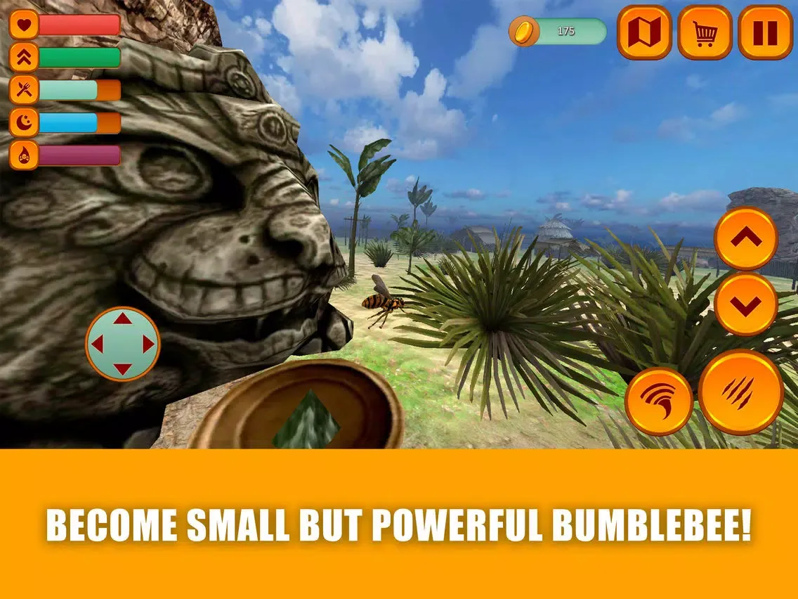Flying Bumblebee Insect Sim 3D iPad  سکرین شاٹس