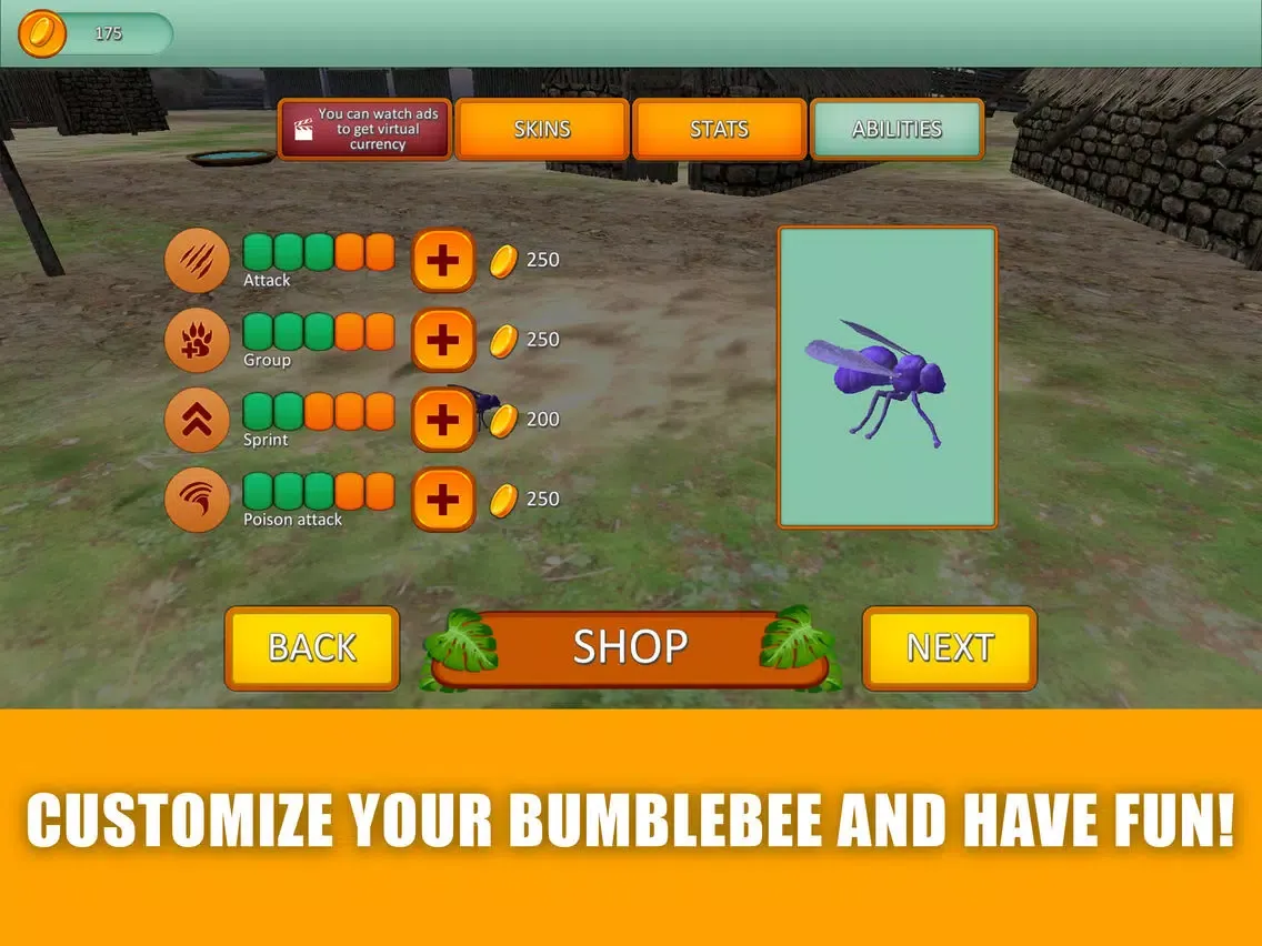 Flying Bumblebee Insect Sim 3D iPad  سکرین شاٹس