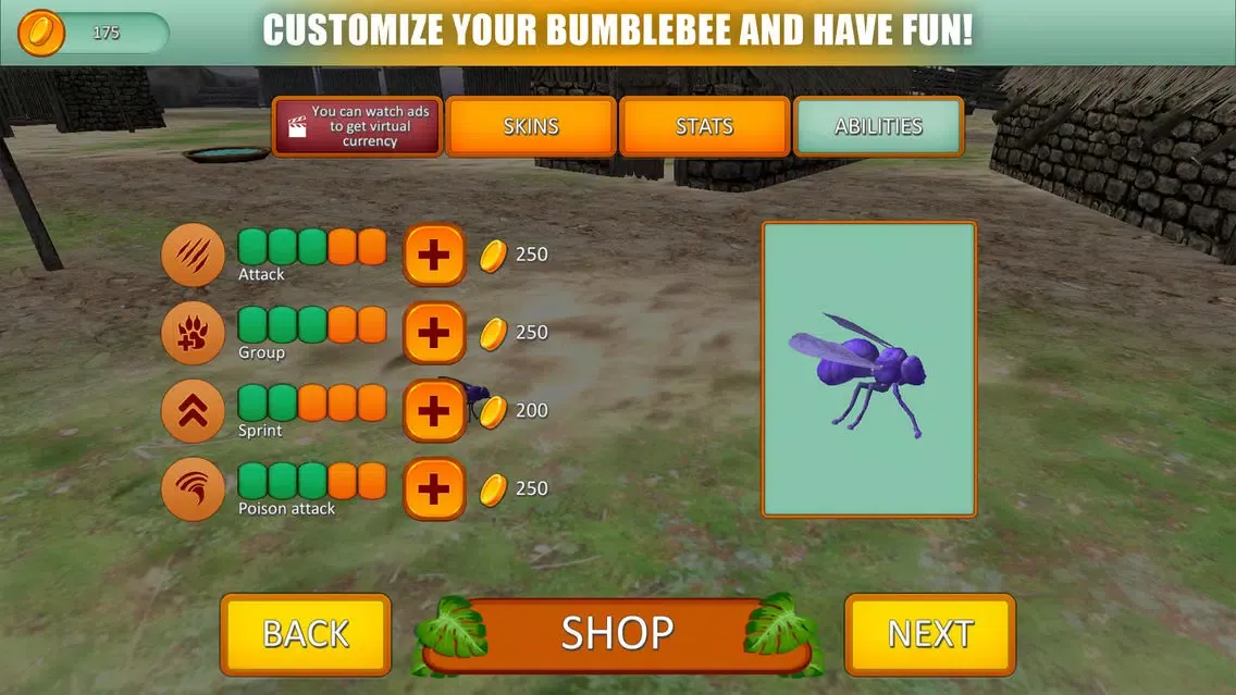 Flying Bumblebee Insect Sim 3D سکرین شاٹس