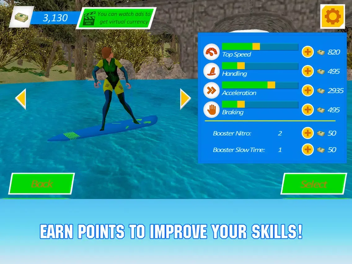 Screenshot di Water Surfing Board: Rider Sim iPad 