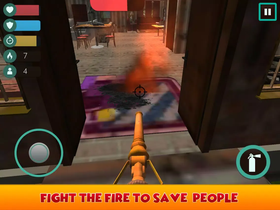 Firefighter - City Rescue Sim iPad  스크린샷