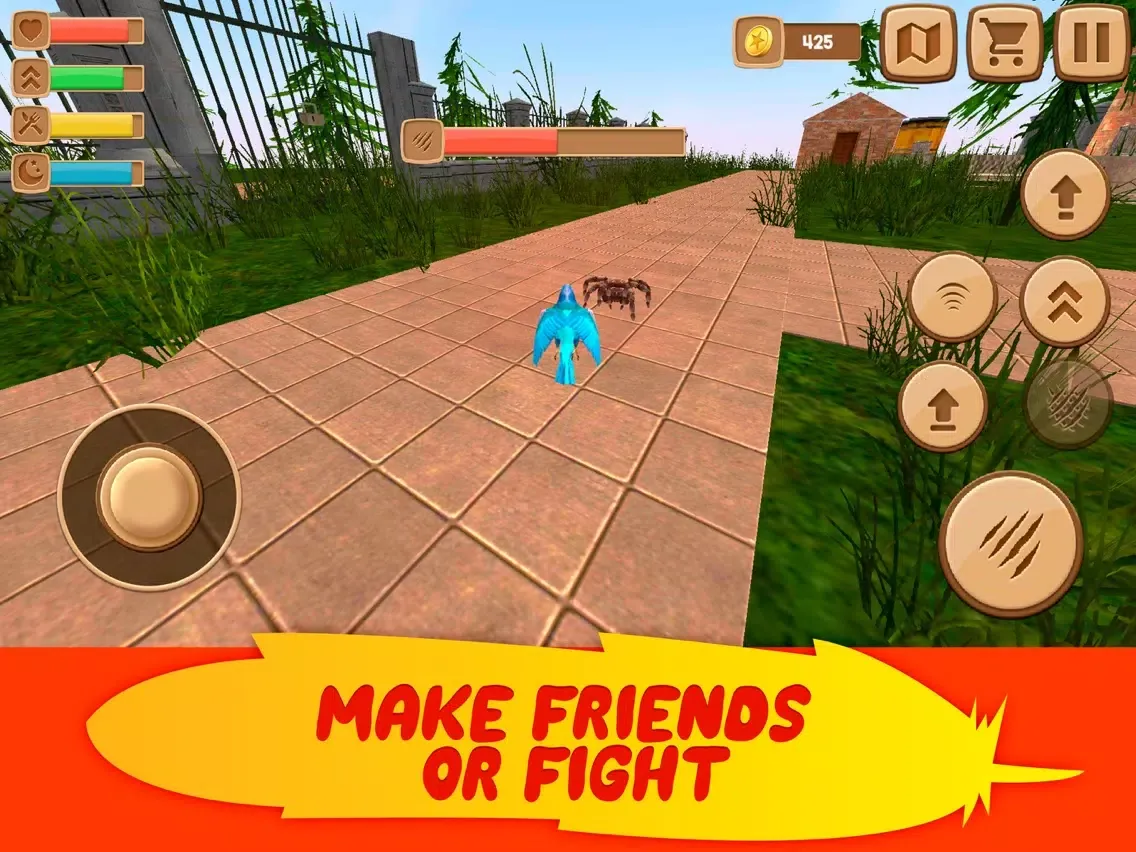 Home Pet Parrot Simulator iPad 应用截图