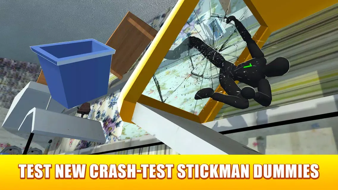 ภาพหน้าจอของ Ragdoll House Crash Test Sim