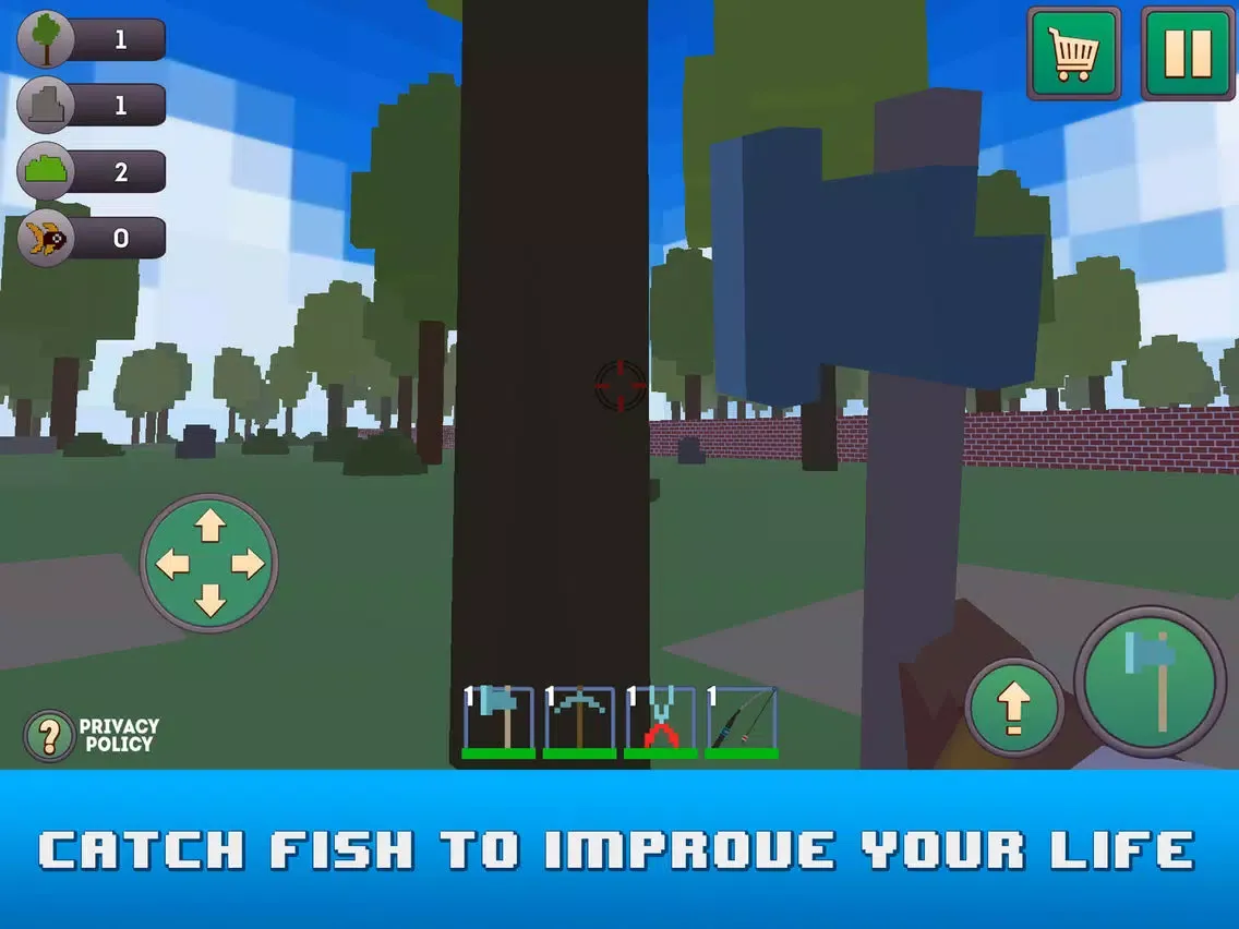 Screenshot di Craft Fishing Cubed Survival iPad 