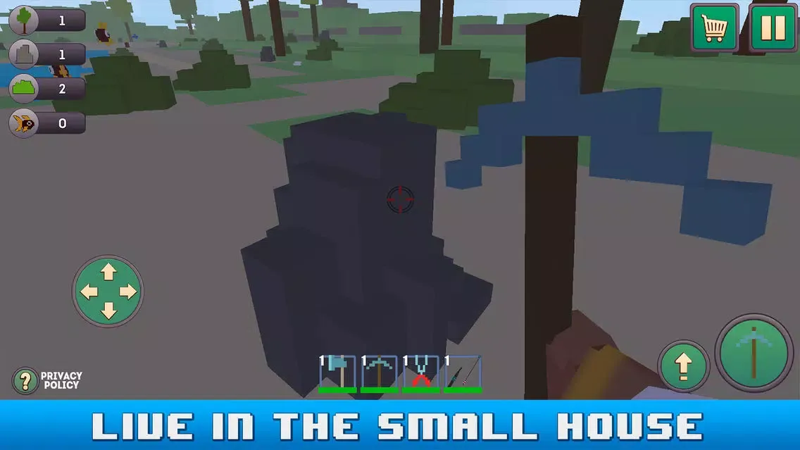 Screenshot di Craft Fishing Cubed Survival