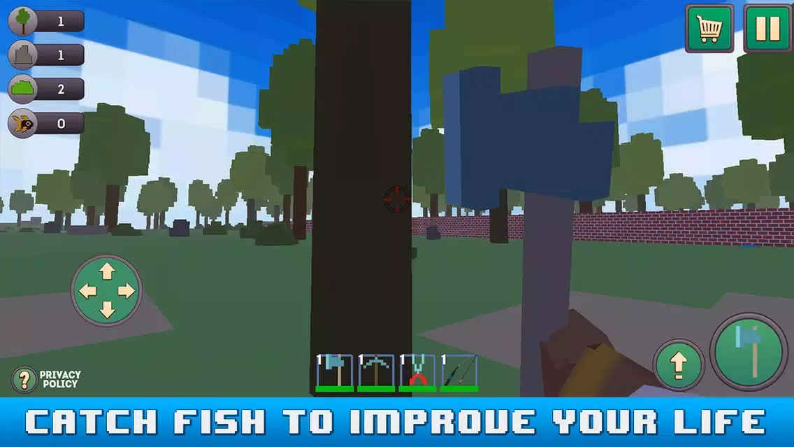 Screenshot di Craft Fishing Cubed Survival