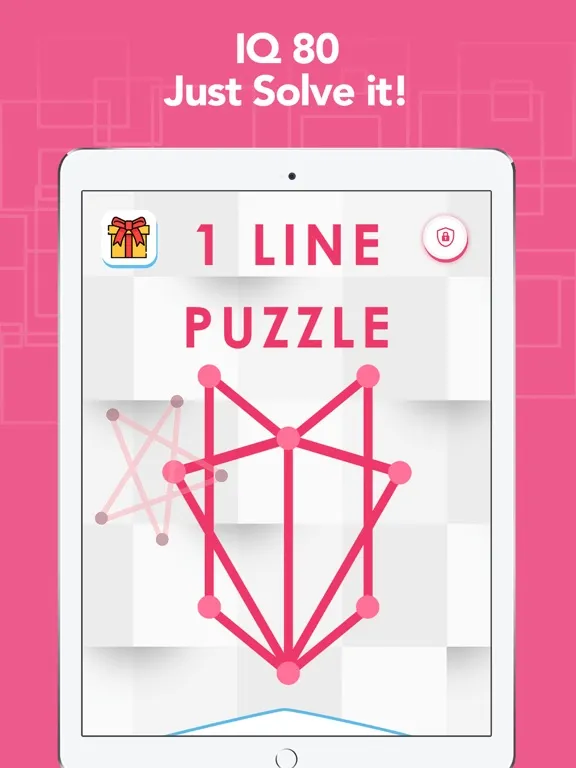 Tangkapan layar One Touch Line Draw iPad 