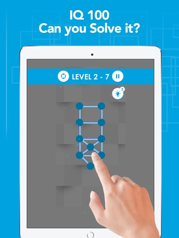 Tangkapan layar One Touch Line Draw iPad 