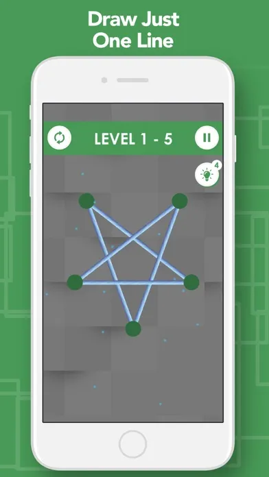 Tangkapan layar One Touch Line Draw