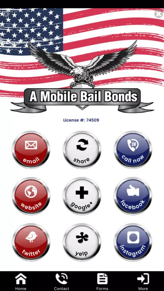 Tangkapan layar A Mobile Bail Bonds