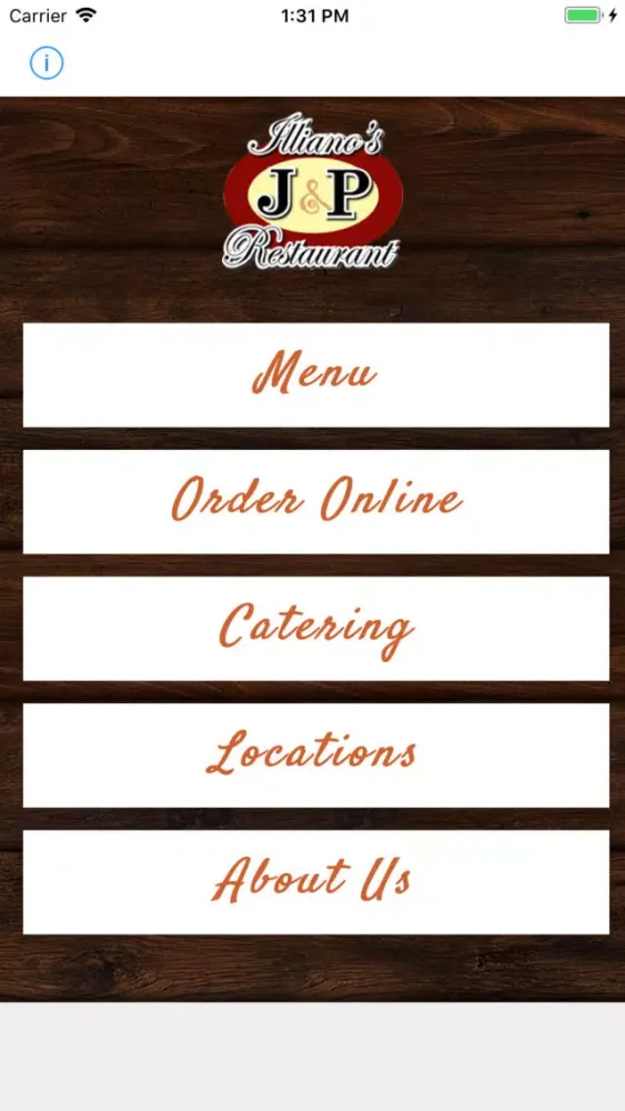 Zrzuty ekranu Illiano's J&P Restaurant