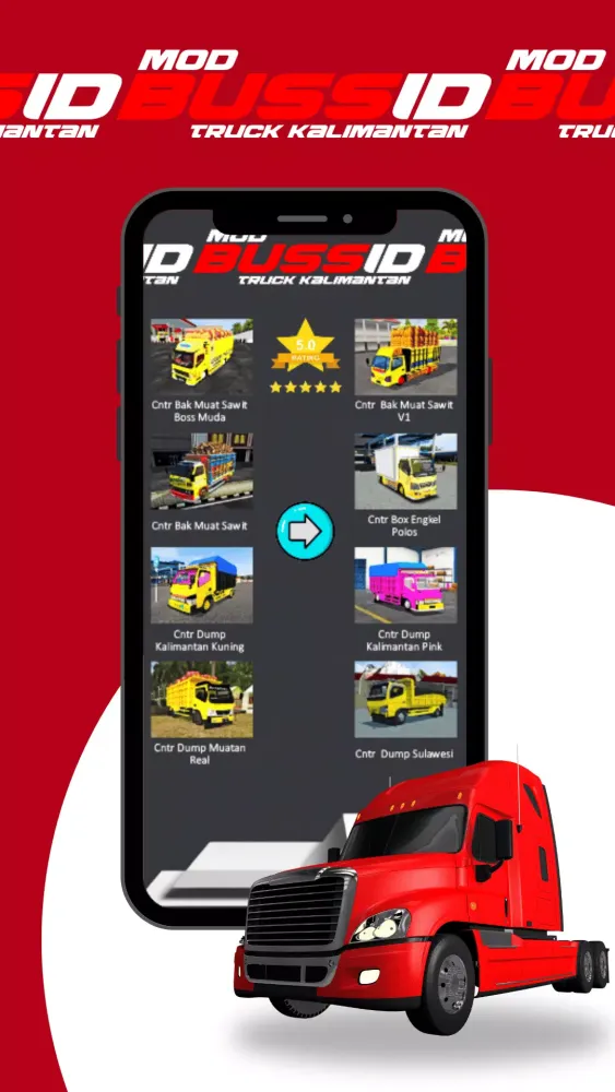 Mod Bussid Truck Kalimantan 스크린샷