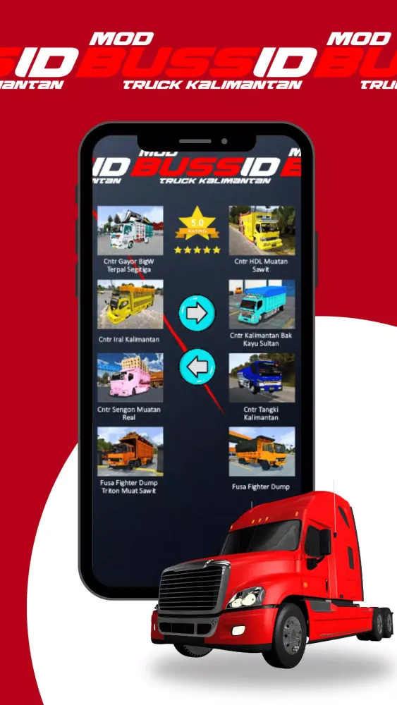Mod Bussid Truck Kalimantan 스크린샷