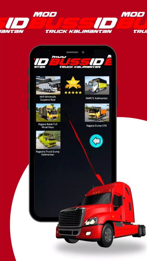 Mod Bussid Truck Kalimantan 스크린샷