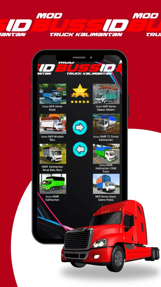 Mod Bussid Truck Kalimantan 스크린샷