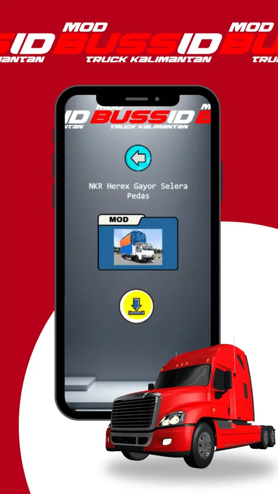 Mod Bussid Truck Kalimantan 스크린샷