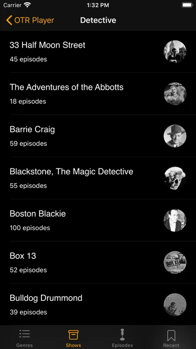Tangkapan layar OTR Player