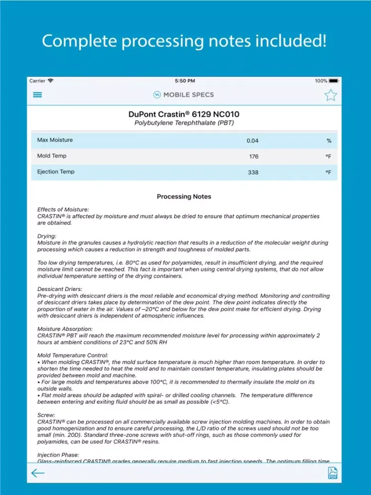 MobileSpecs Injection Molding iPad  سکرین شاٹس