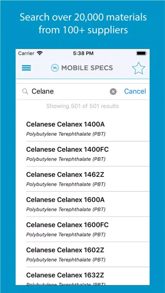 MobileSpecs Injection Molding سکرین شاٹس