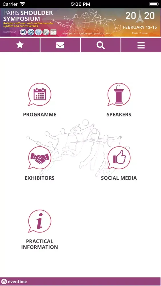 Ảnh chụp màn hình của PARIS SHOULDER SYMPOSIUM 2020