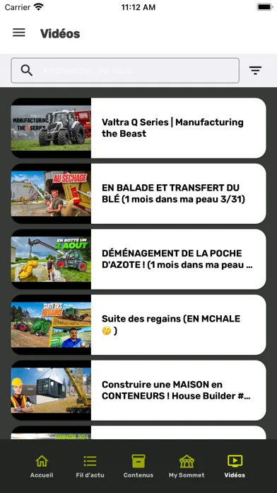 Captures d'écran de MySommet : Sommet de l’Elevage