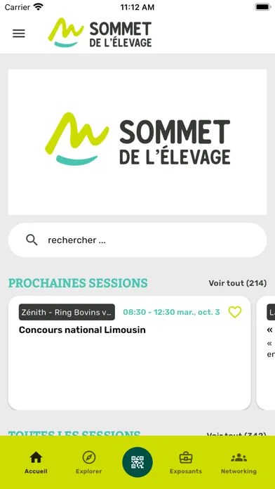 Captures d'écran de MySommet : Sommet de l’Elevage