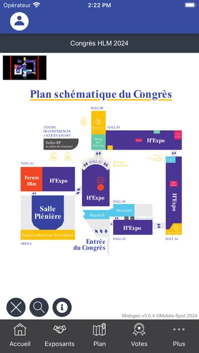 Ảnh chụp màn hình của Congrès HLM