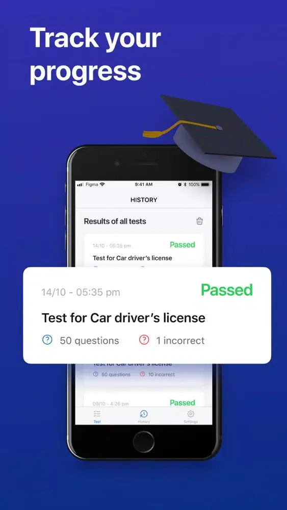 Ảnh chụp màn hình của DMV Test: Permit Test DMV 2021