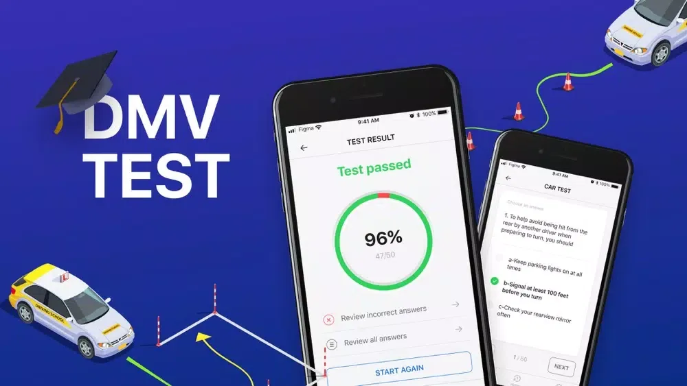 Ảnh chụp màn hình của DMV Test: Permit Test DMV 2021