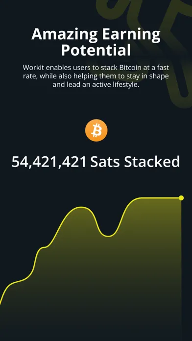 Workit: Earn Bitcoin & Fitness Screenshots