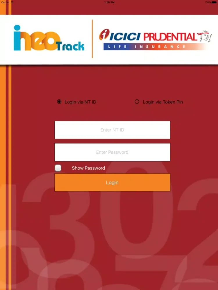 iNeoTrack iPad 應用截圖