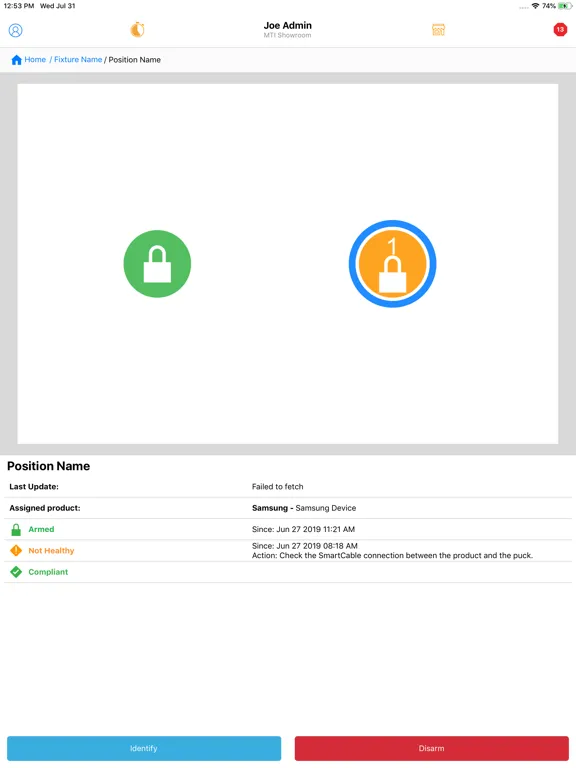 MTI Connected Store iPad 应用截图